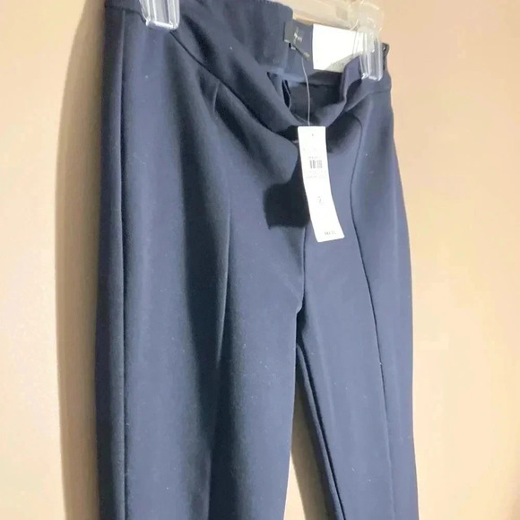 NWT Ann Taylor The Kick Crop Navy Pants - Picture 5 of 6